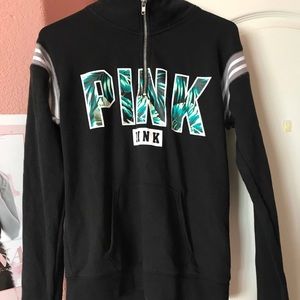 SOLD!! PINK half zip size xs